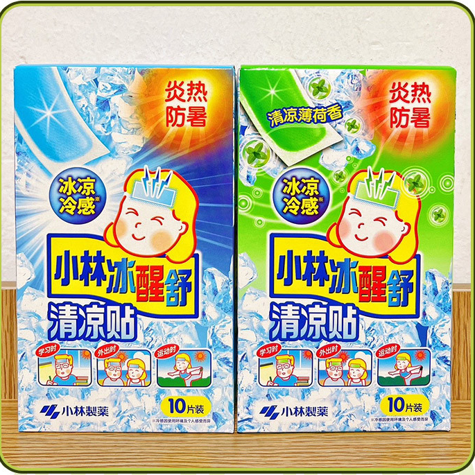 Miếng dán hạ sốt Kobayashi Nhật Bản giúp hạ nhiệt, giảm đau, giảm say nắng cho bé