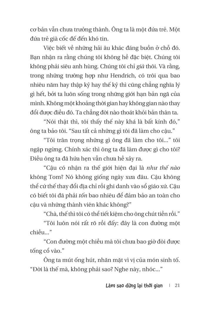 Làm Sao Dừng Lại Thời Gian