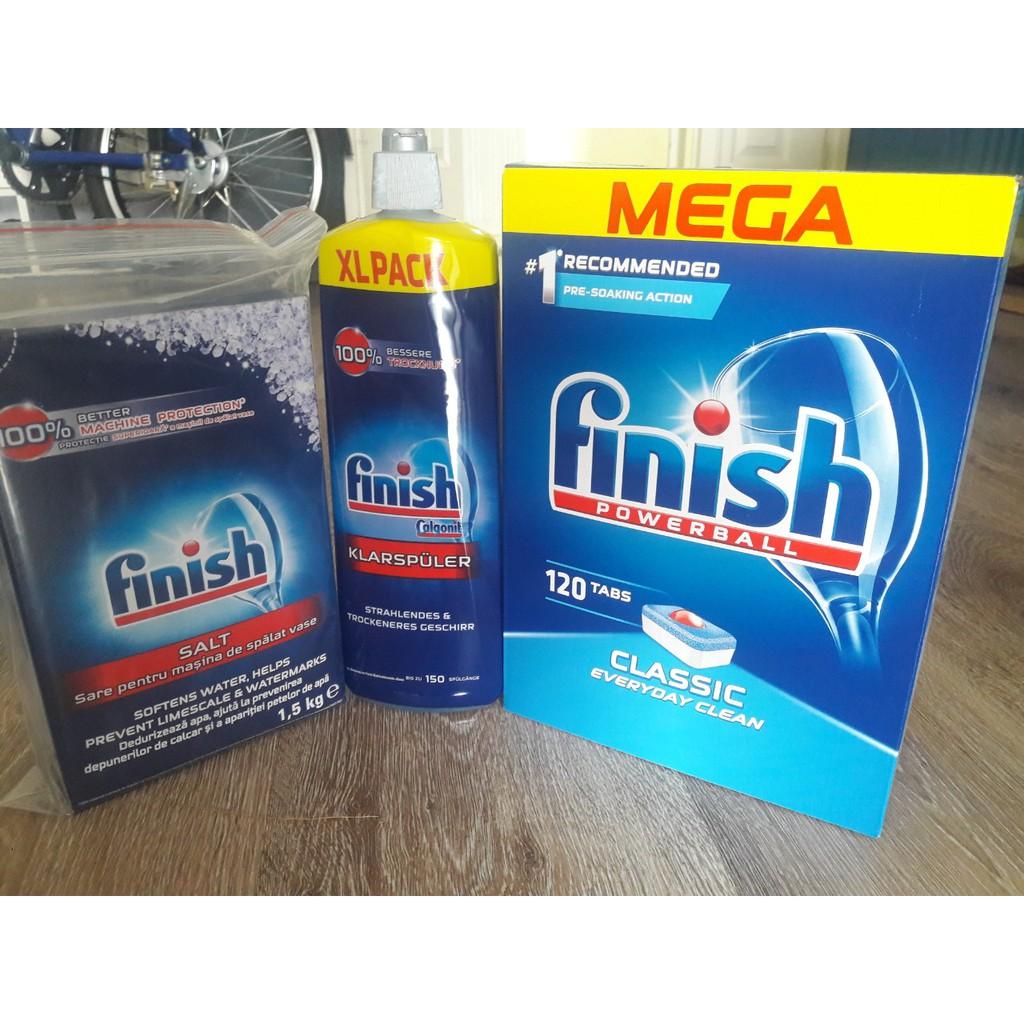 COMBO FINISH 120V + BÓNG 750ML + MUỐI 1.5KG