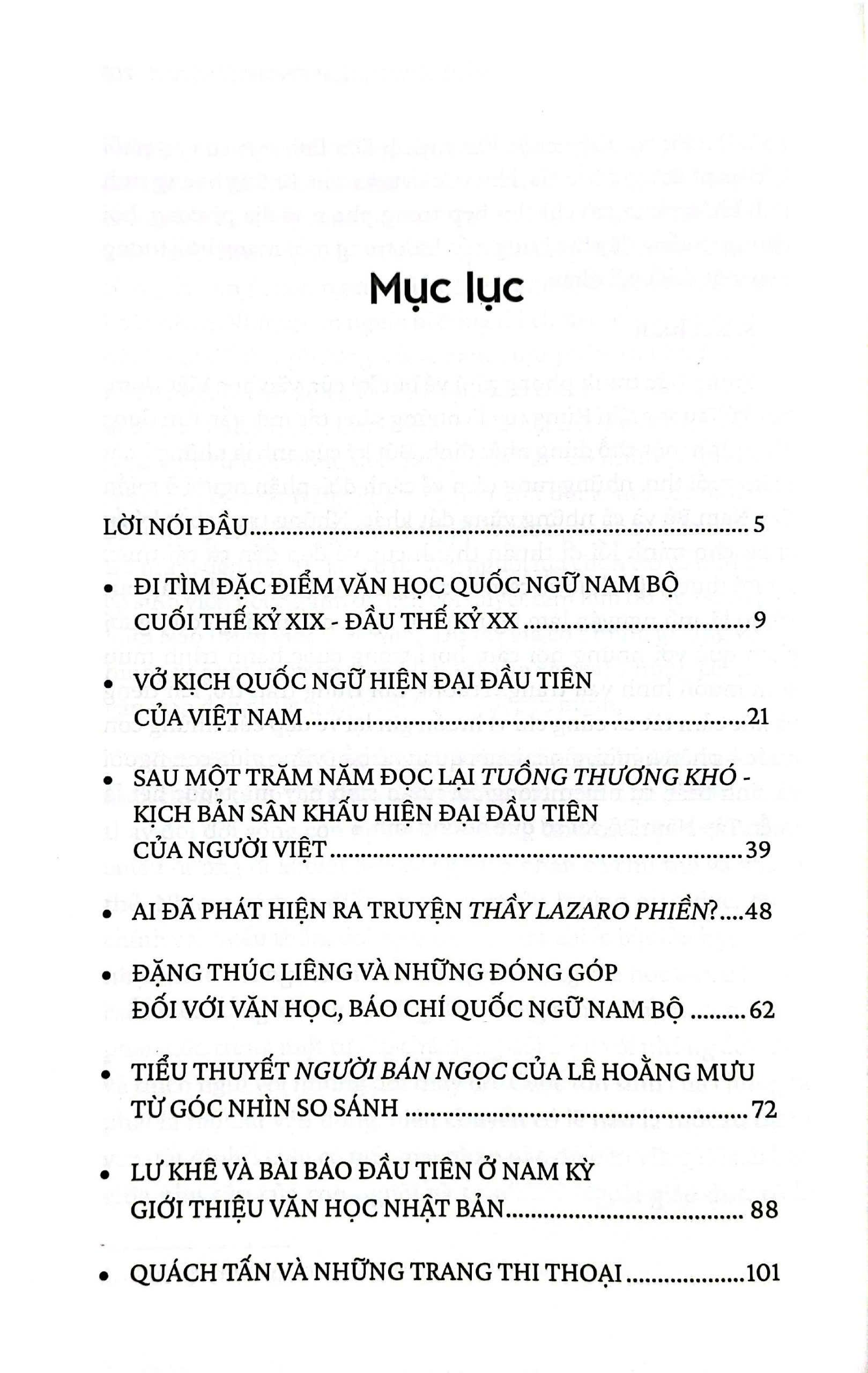 Sách - Góp Lời Cho Văn Chương Phương Nam