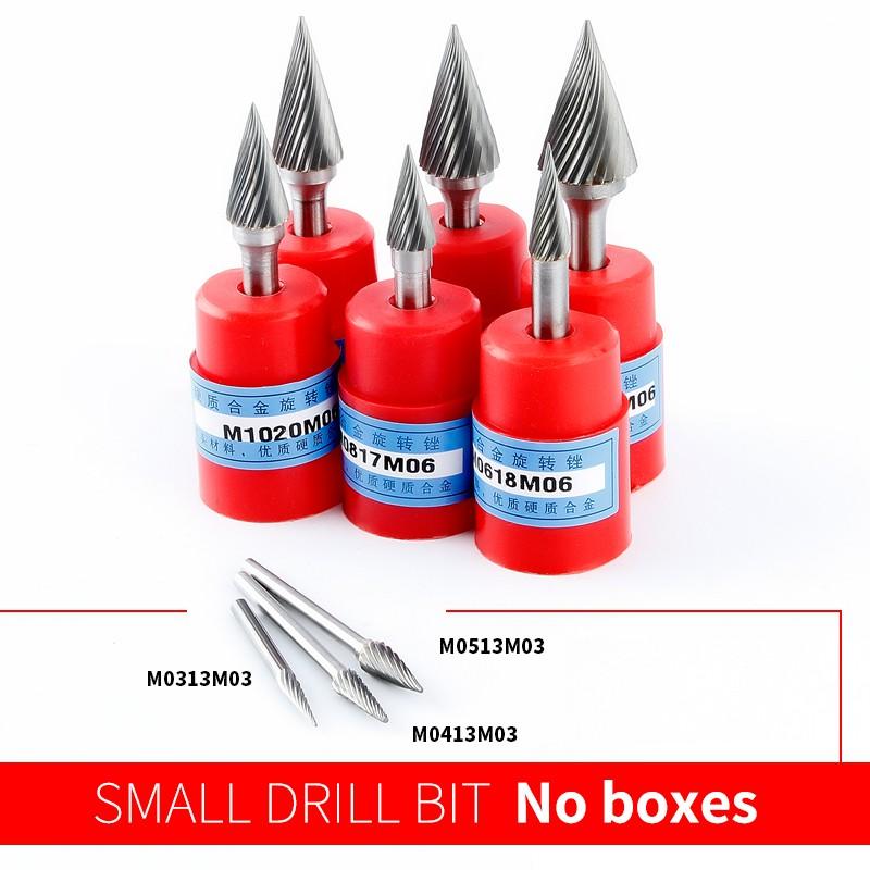1 mũi khoan bằng thép Tungsten cacbua hình chữ M dùng làm đồ gỗ