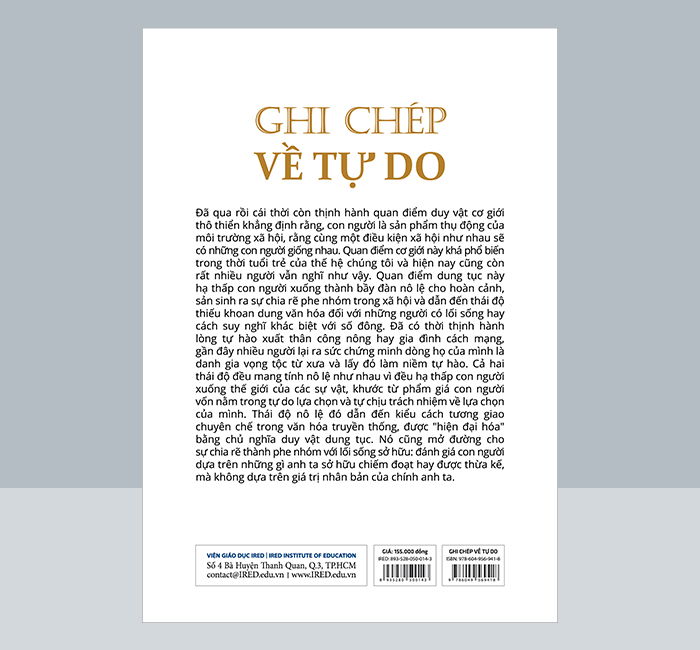 GHI CHÉP VỀ TỰ DO - Nguyễn Văn Trọng - (bìa cứng)