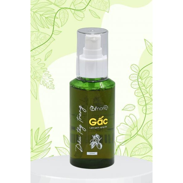 Dầu tẩy trang Gấc Bimore sạch sâu ngừa mụn thâm sáng hồng da _120ML