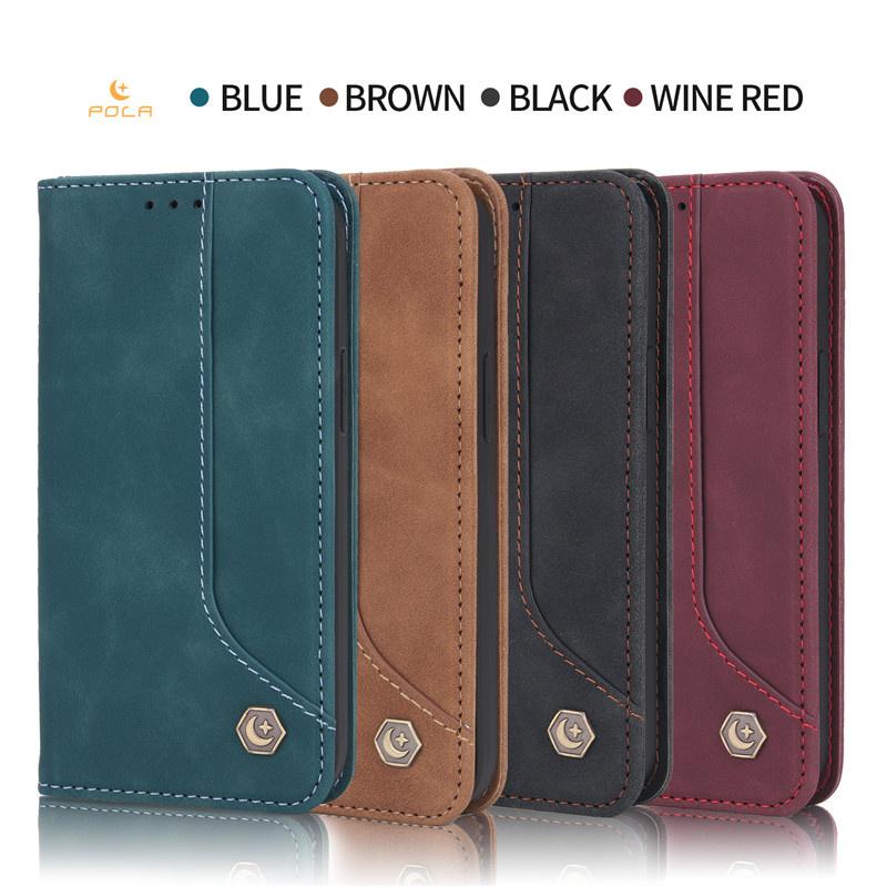 Samsung Phone Case A11 A21 A21S A31 A40 A41 A51 A60 A70 A71 Flip Magnetic Leather Case