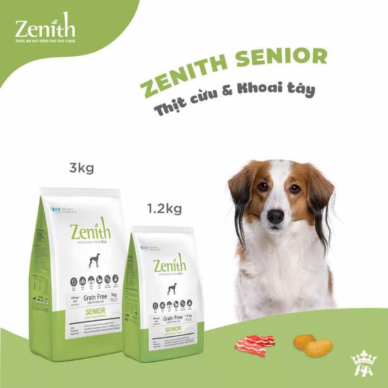 Thức ăn hạt mềm cho chó già Zenith Senior