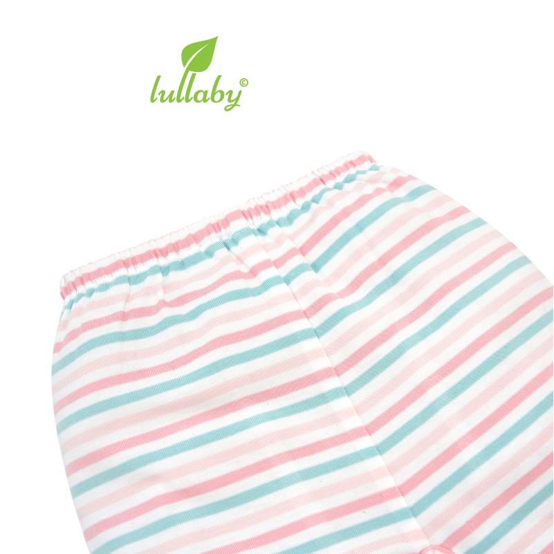 Đồ bộ sát nách Lullaby cho bé gái NH604P Trắng hồng