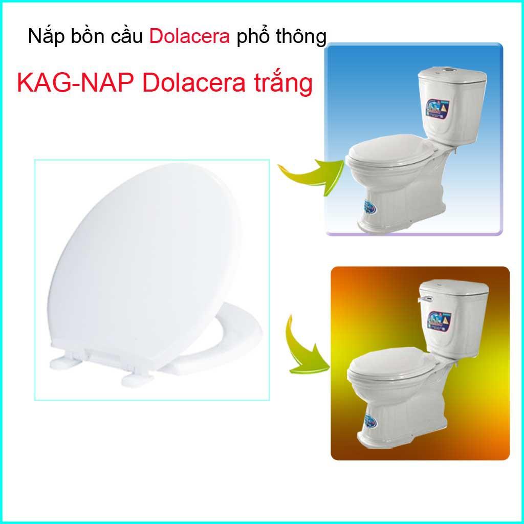 Nắp bồn cầu Dolcera Trắng KAG- NAP Dolacera trắng