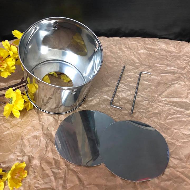 Khuôn GÀI làm CHẢ LỤA 500gr INOX giò thủ, chả lụa, chả bò Inox không gỉ cao cấp, sản phẩm tiện ích