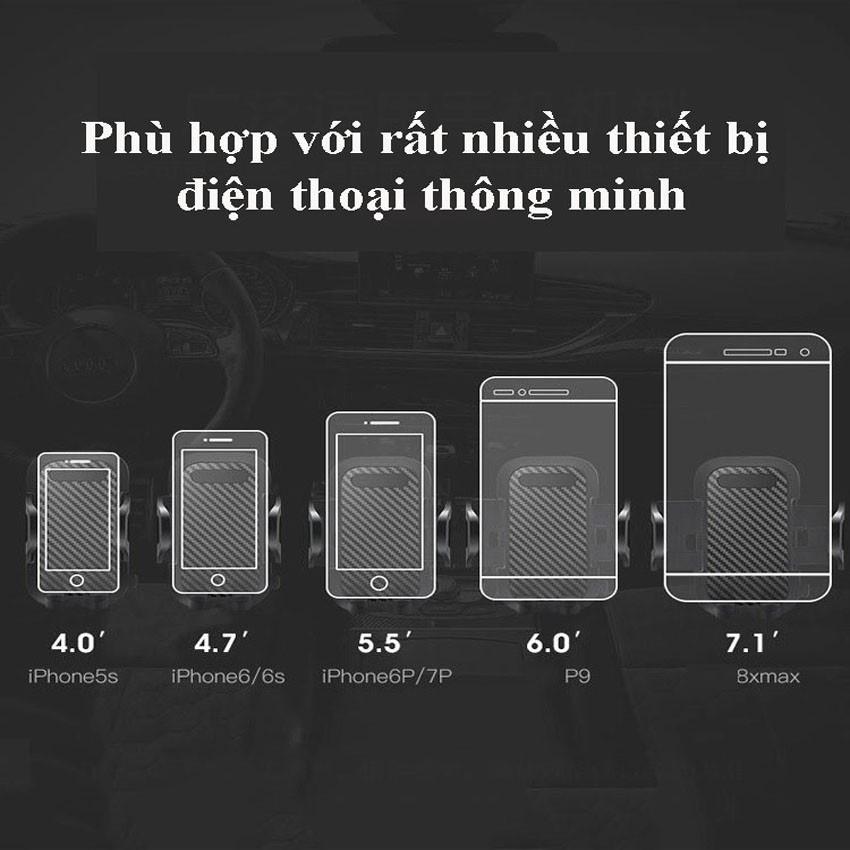 Giá đỡ điện thoại hình chữ nhật dán bàn, taplo ô tô - Giá đỡ điện thoại xe hơi cốc hút chân không siêu chắc gắn kính xe