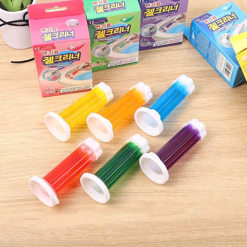 Gel thơm hình bông hoa làm sạch bồn cầu, gel làm sạch khử mùi vệ sinh diệt khuẩn
