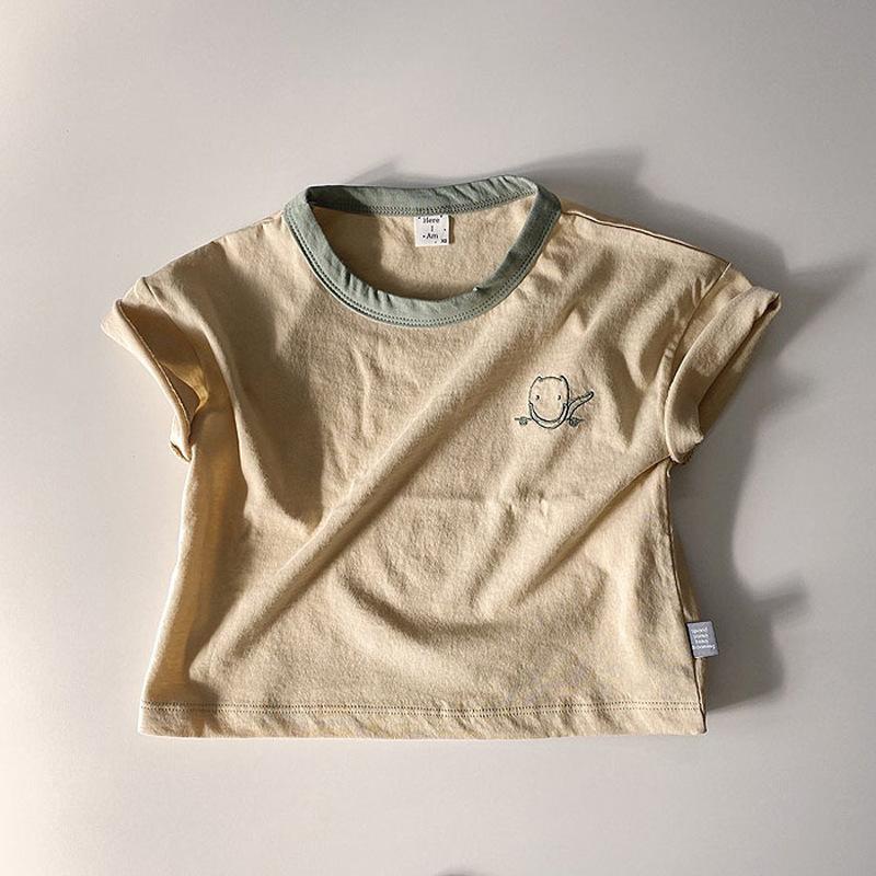 Mùa Hè Mới Sơ Sinh Bé Gái Quần Áo Phù Hợp Với Dễ Thương Ngắn + Tặng Thun Chắc Chắn Dễ Thương Thể Thao 2 Chiếc bộ