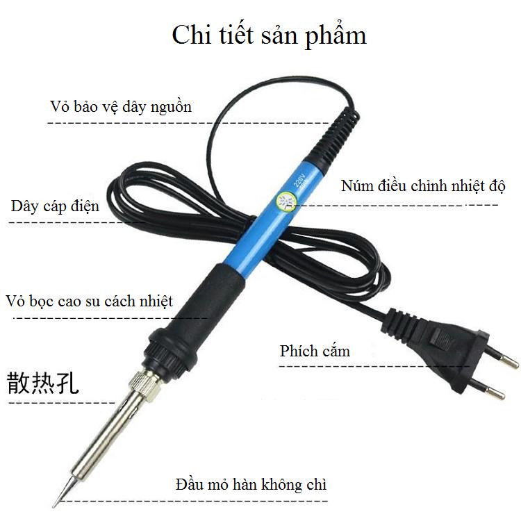 Mỏ hàn thiếc 71 phụ kiện công suất 60W 933-71PC - Thỏa mãn đam mê sáng tạo