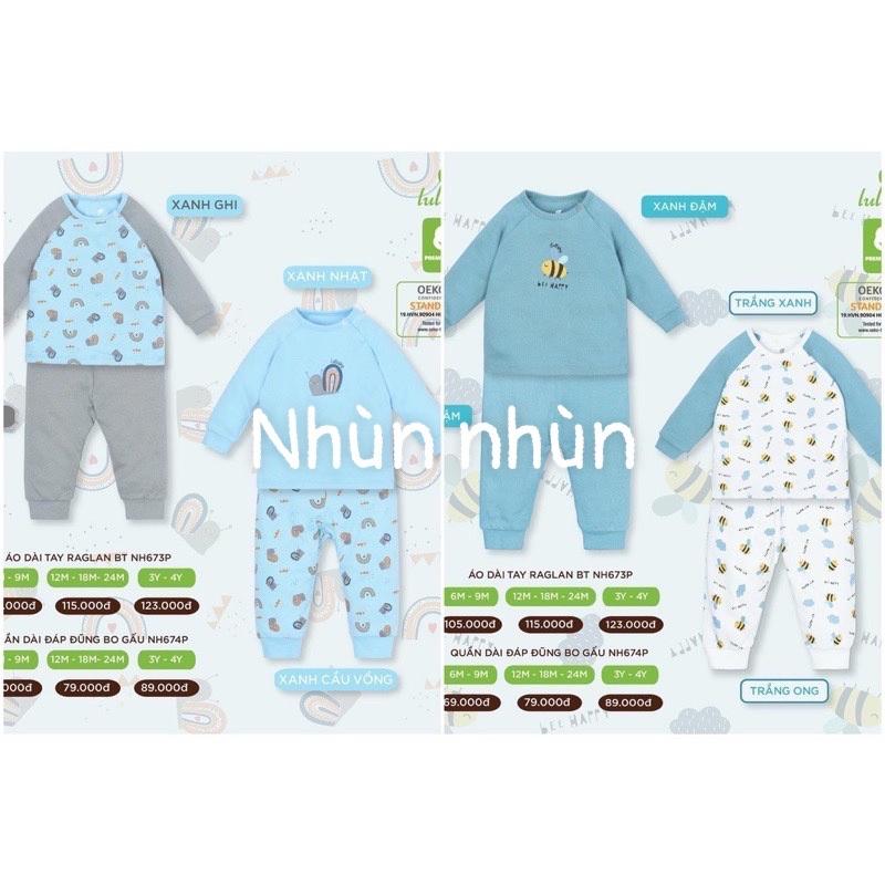 Bộ cotton Lullaby dành bé từ 3-6m đến 4y