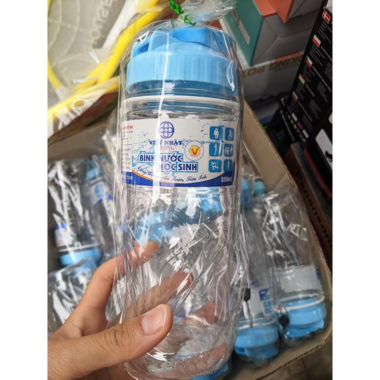 Bình nước học sinh 550ml nhựa Việt Nhật