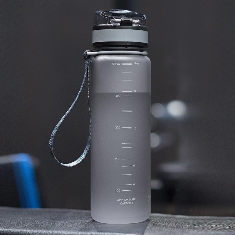 Nóng Bình Nước Thể Thao 500ML 1000ML Protein Shaker Ngoài Trời Du Lịch Di Động Chống Rò Rỉ Drinkware Nhựa Của Tôi Uống Bình BPA miễn Phí