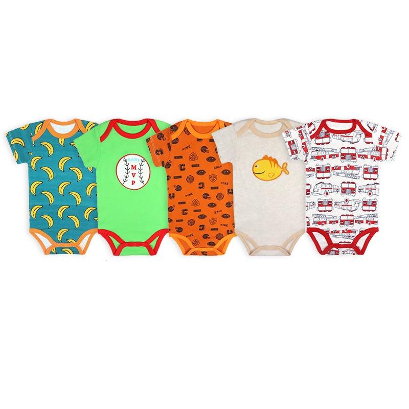 Body chip cho bé, đồ liền thân vải cotton thoáng mát, bodysuit bé trai, bé gái dễ thương Easy Baby từ 0-24M