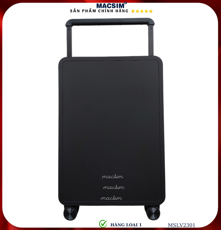 Vali cao cấp Macsim SMLV2301 cỡ  24inch màu đen - Hàng loại 1
