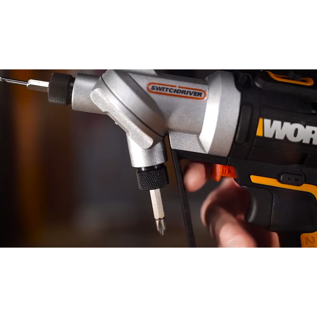 Máy Vặn Vít WORX ORANGE WX176 Dùng Pin LI-ION 20V Chuyển Đổi Nhanh Giữa Khoan Và Vặn Vít Có Chế Độ Đảo Chiều