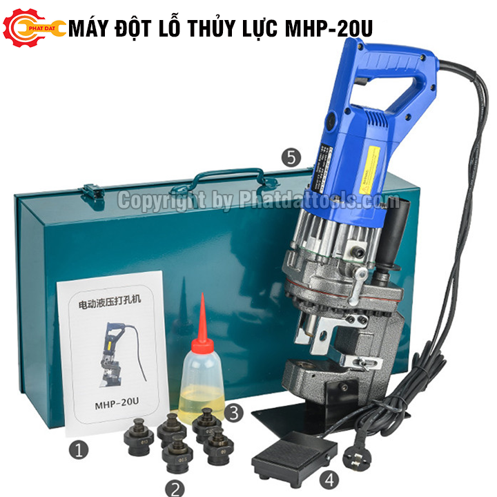 Máy Đột Lỗ Thủy Lực Cầm Tay MHP20U - Chuyên Đột U