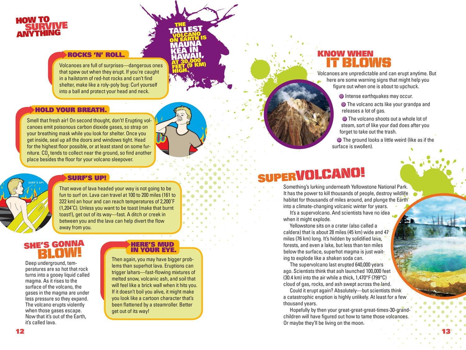 Sách ngoại văn: How to Survive Anything: Shark Attack, Lightning, Embarrassing Parents, Pop Quizzes, and Other Perilous Situations (National Geographic Kids)