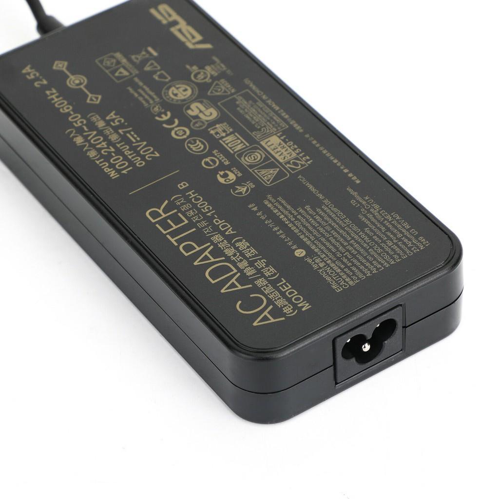 Sạc Tương Thích Cho Laptop Asus 20V-7.5A (150W) (Đầu Kim To) Kích Thước Đầu Ghim (6.0 X 3.7 Mm) - Hàng Nhập Khẩu New Seal TEEMO PC TEAC359