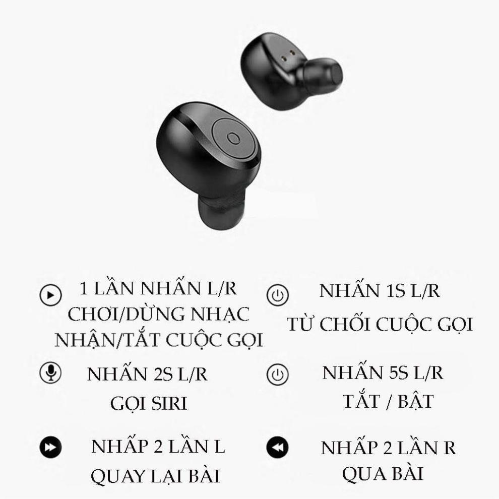 Tai Nghe Bluetooth Sạc Dự Phòng Nhét Tai S11 Cho Iphone, Samsung-True Wireless Gaming Chống Ồn, Có Micro,Giá rẻ