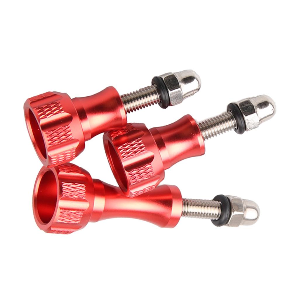 Knob Thumb Screw Bolt Nut with Caps for   HE  & HD  & HD HERO3 Red