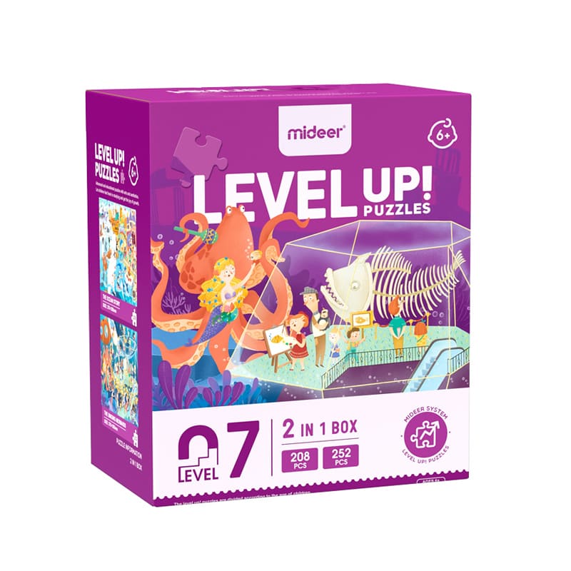 Bộ Xếp Hình Nâng Cao Mideer Advanced Puzzle - Level 7 Dành Cho Bé Gái Từ 6 Tuổi