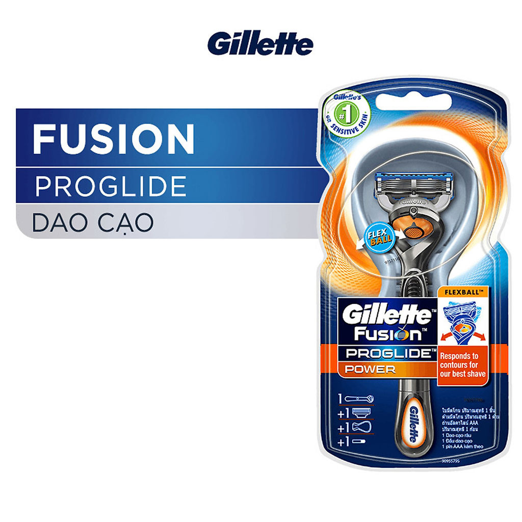 Dao Cạo Râu GILLETTE Fusion5 Proglide công nghệ FlexBall