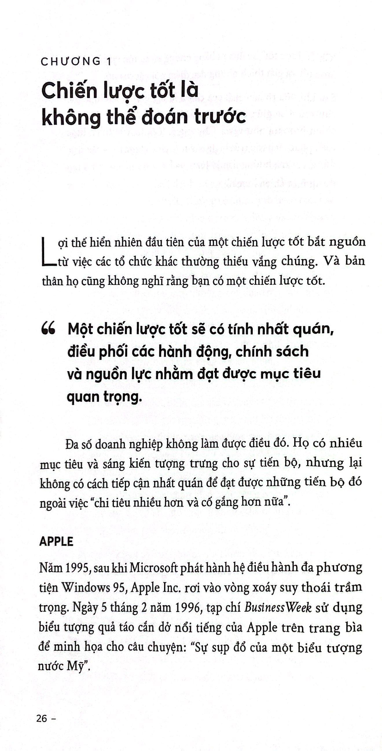 Good Strategy Bad Strategy - Chiến Lược Tốt Và Chiến Lược Tồi - Giã Từ Những Ý Niệm Viển Vông Và Định Nghĩa Lại Về Chiến Lược