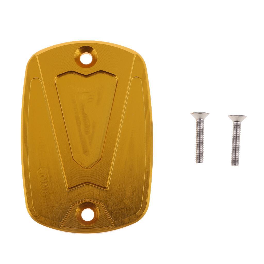 Gold Motorcycle CNC Front Brake Fluid Reservoir Cover Cap for Yamaha TMAX 500 530