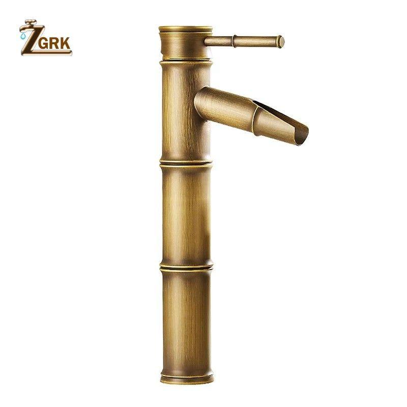 Vòi lavabo nóng lạnh Cây Trúc cổ điển và hiện đại