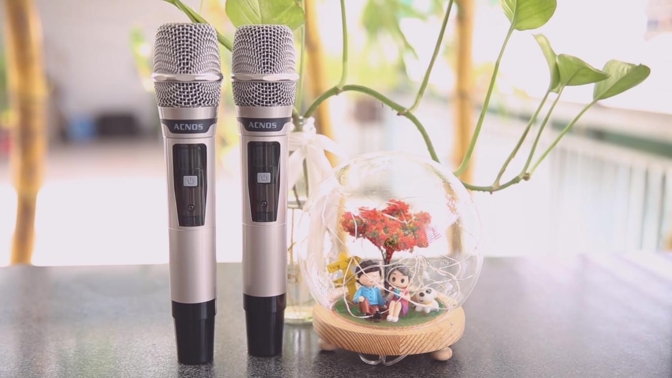 Loa karaoke Mini Acnos KSnet450 Tích hợp đầu karaoke Android 4k, Điều khiển giọng nói - Chính Hãng
