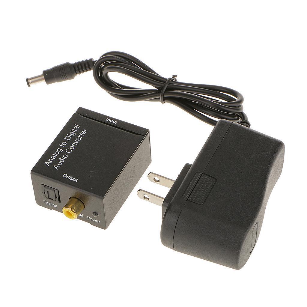 Analog L/R to Digital SPDIF Coaxial RCA & Optical Audio Converter