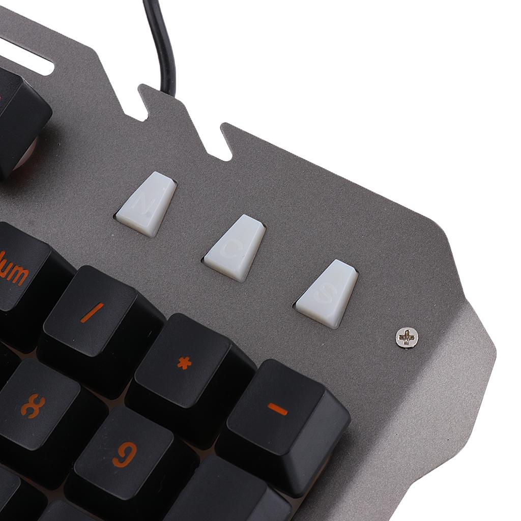 LED Illuminated Backlight Wired Mechanical Gaming Keyboard for Computer PC