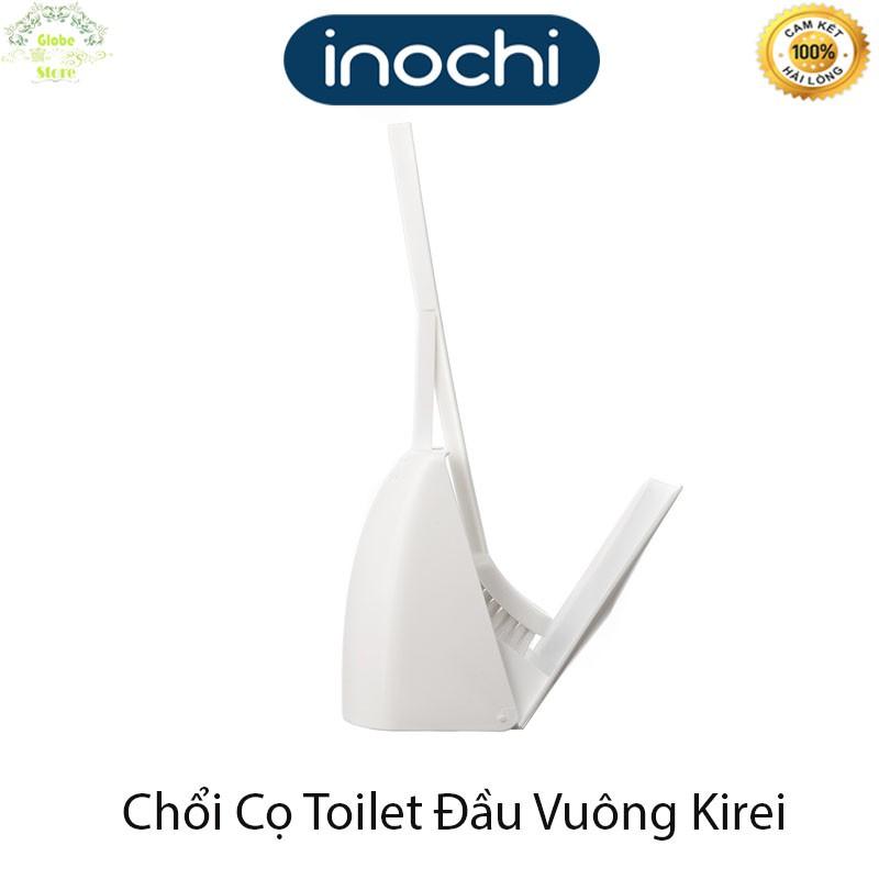 Chổi Cọ Toilet Đầu Vuông Kirei INOCHI Có Hộp Và Không Hộp