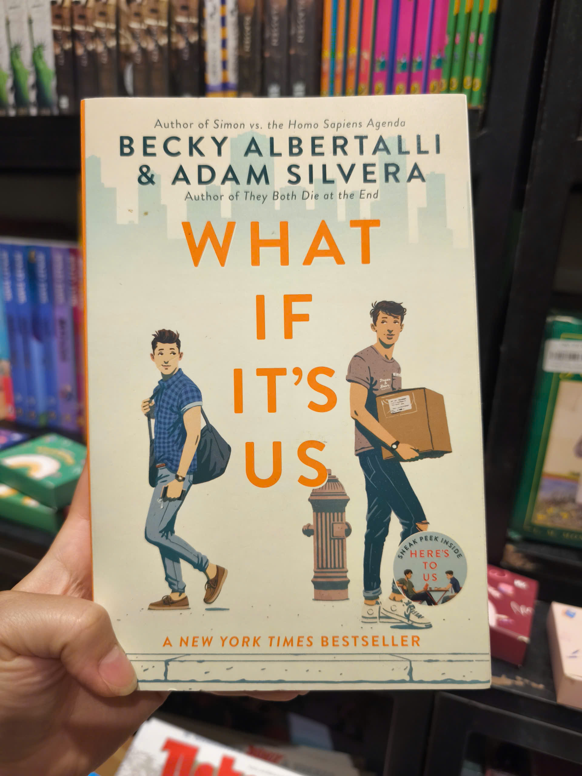 Sách - What If It's Us by Becky Albertalli - Goodreads Choice, Award nominee, Tiểu thuyết tiếng Anh
