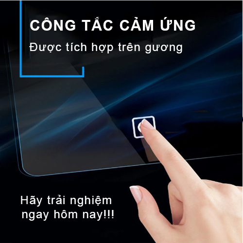 GƯƠNG ĐÈN LED CẢM ỨNG CÔNG NGHỆ THÔNG _GNT05