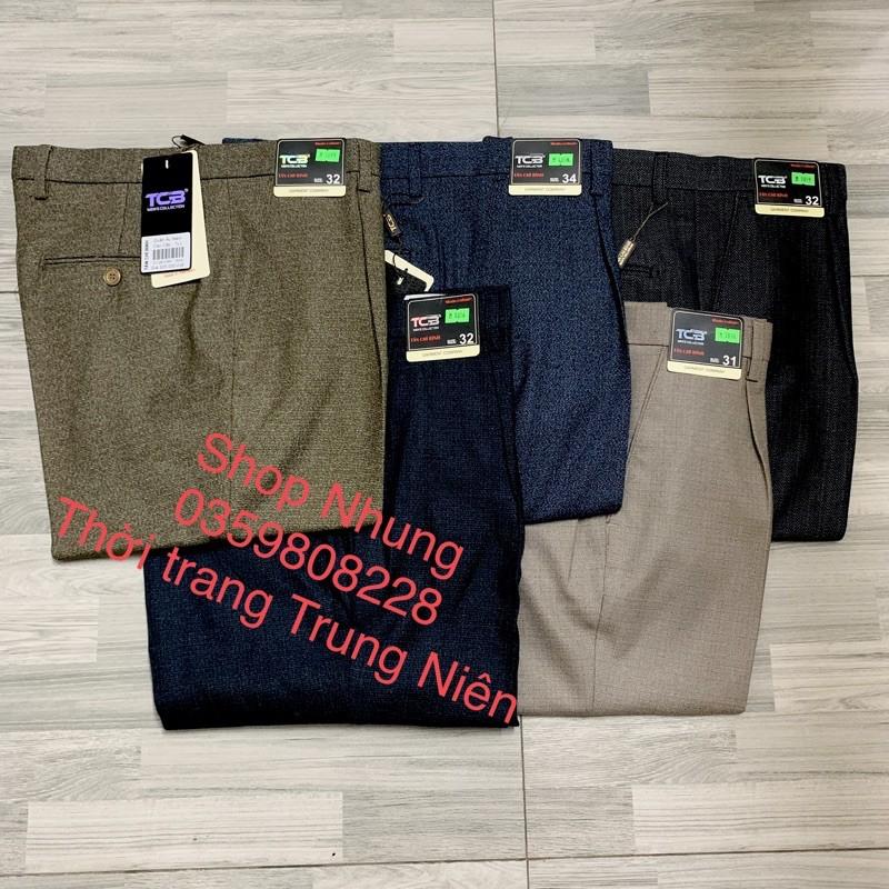 Quần tây nam trung niên chất đẹp không xù không nhăn ảnh thật nhận sỉ