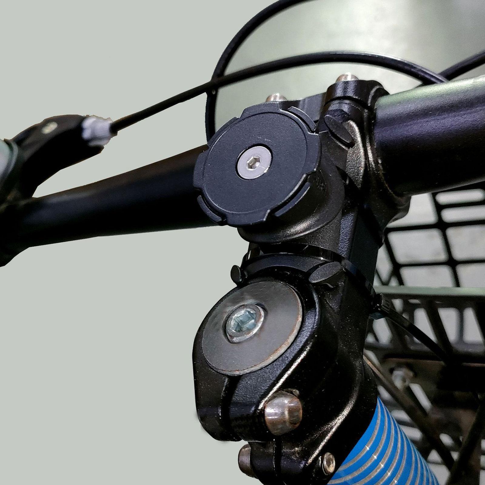 Bike Phone Mount Holder , Handlebar ,Stem Phone Holder Adapter Stable ,Easy Install, Support Motorcycle Handlebar Mount