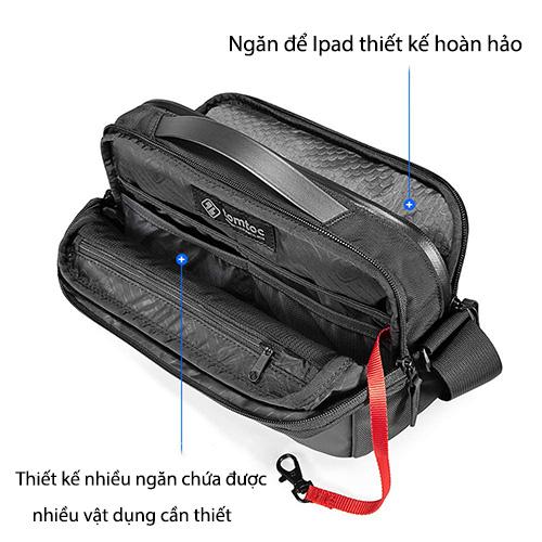 TÚI ĐEO ĐA NĂNG TOMTOC (USA) CROSSBODY DÀNH CHO IP.AD 10.5/PRO 11INCH/TABLET/NOTEBO.OK - HÀNG CHÍNH HÃNG