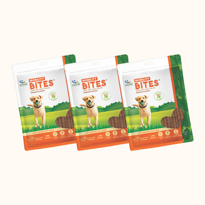 Snack bổ sung dưỡng chất cho chó - MOBILITY  BITES (Hương  chuối)