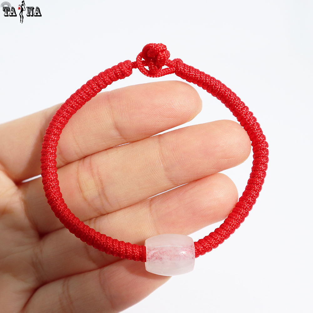 Vòng tay chỉ đỏ may mắn mix mã não