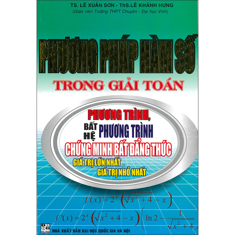 Phương Pháp Hàm Số Trong Giải Toán (Tái bản 2020)