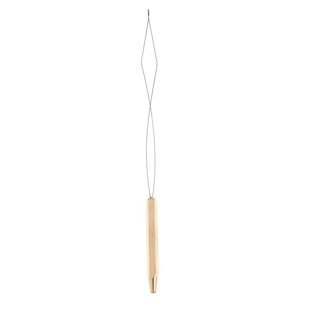 Fly Tying Bobbin Threader Half Hitch Handle Tool Fly Fishing Tying Thread