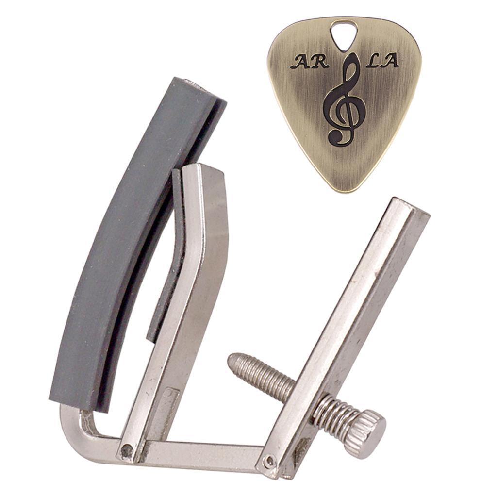 Guitar Pick Plectrum & Quick Trigger Change Capo Tune Clamp for Bass Acoustic Electric Guitar Parts