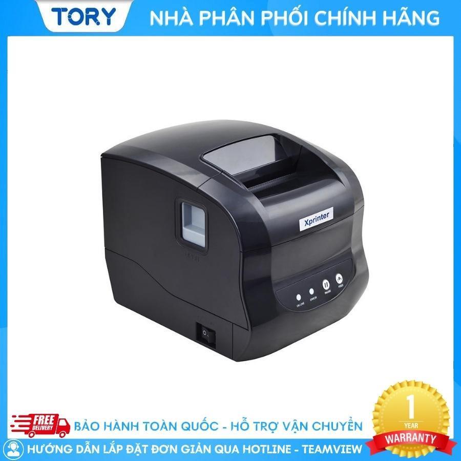 Máy in tem nhãn, mã vạch Xprinter XP-318B cổng USB. Máy in đơn hàng, in tem, in vận đơn TMĐT khổ 80mm