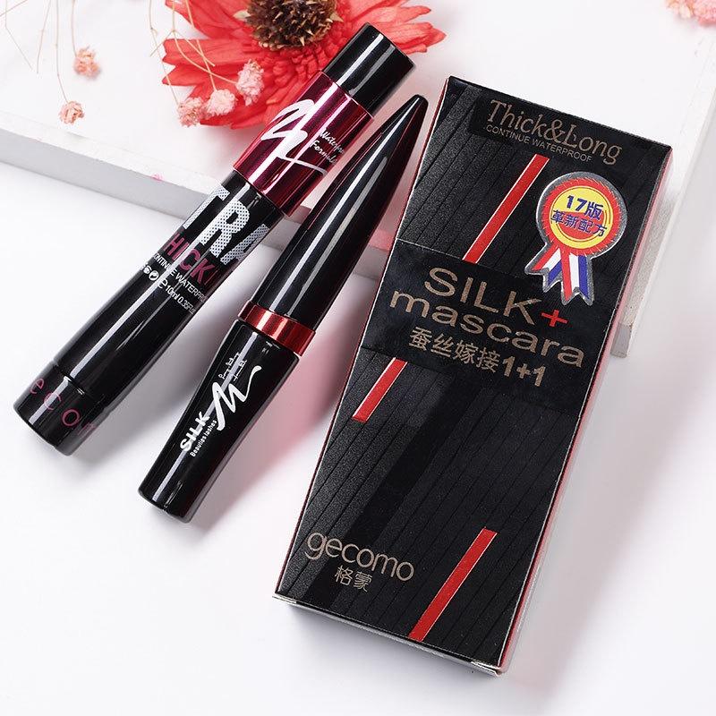 Combo 2 Mascara dài và dày mi Gecomo Thick&amp;Long (10ml và 1.5ml)