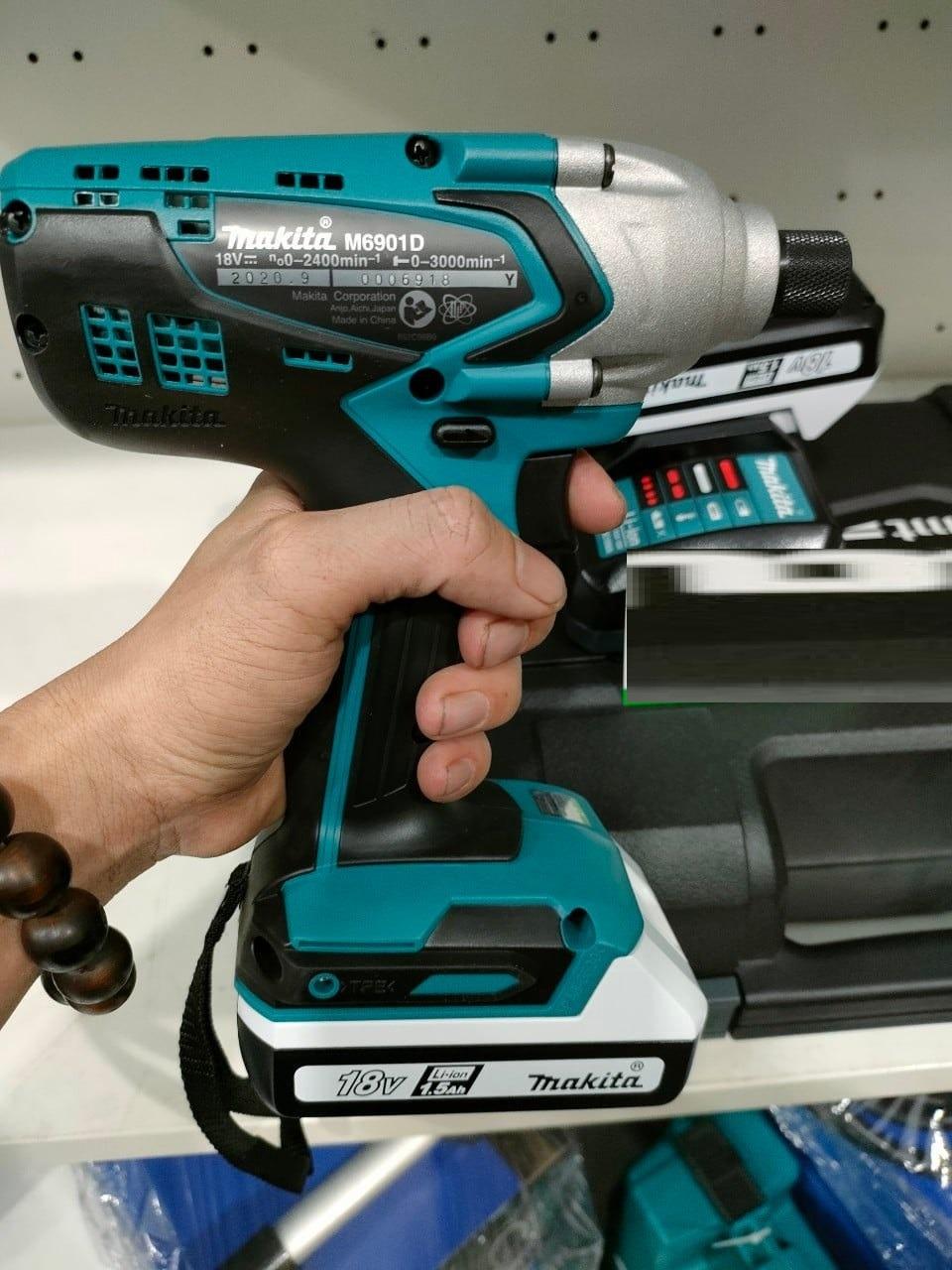 MÁY VẶN VÍT DÙNG PIN 18V MAKITA M6901DWEB - HÀNG CHÍNH HÃNG