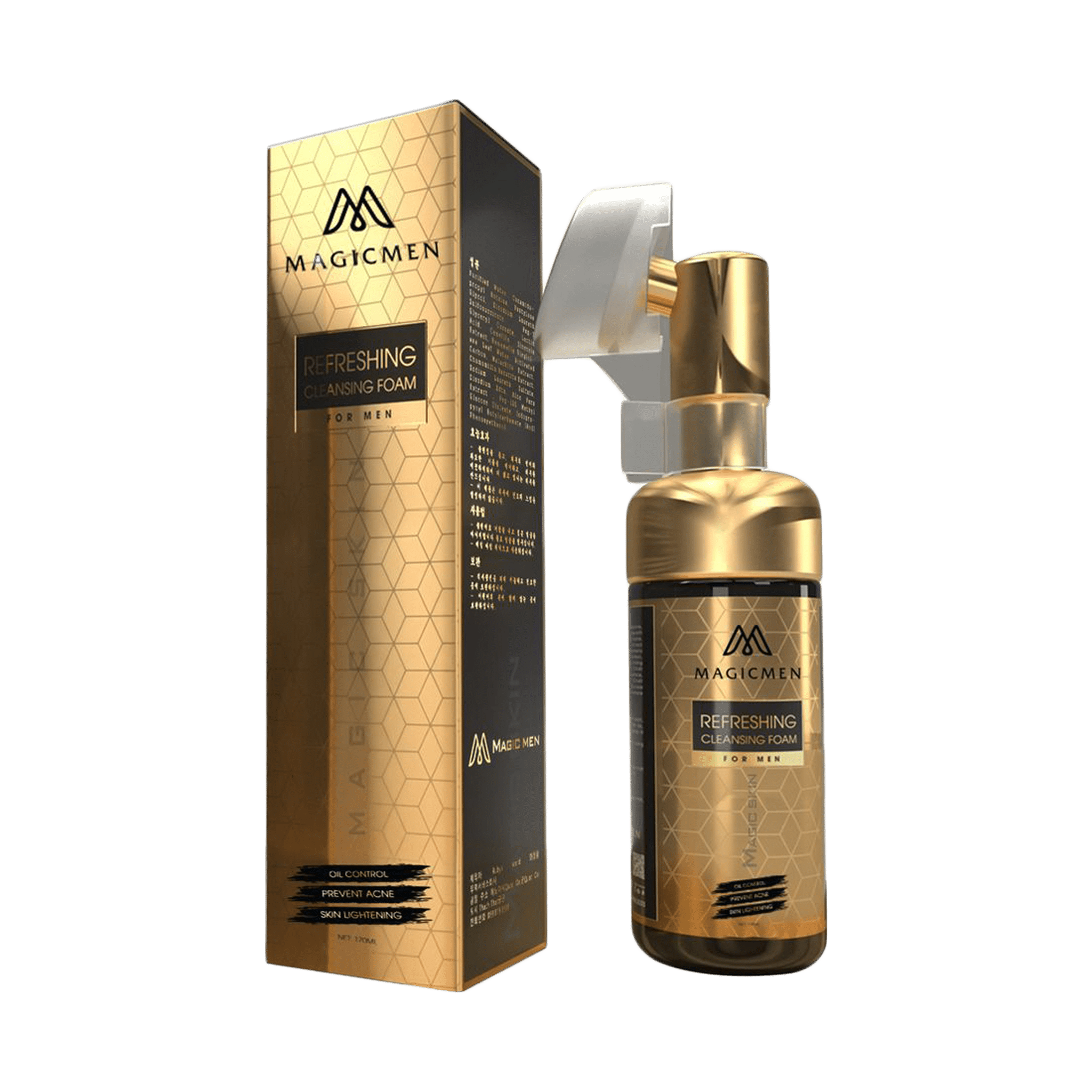 Sữa Rửa Mặt Bọt Biển Cho Nam Refreshing Cleansing Foam For Men – Sức Hút Bậc Đế Vương 150ml